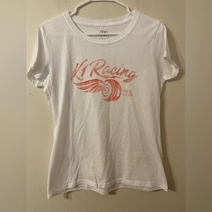 Women’s White Red K1‎ Racing Round Neck T-Shirt Size XL Carting